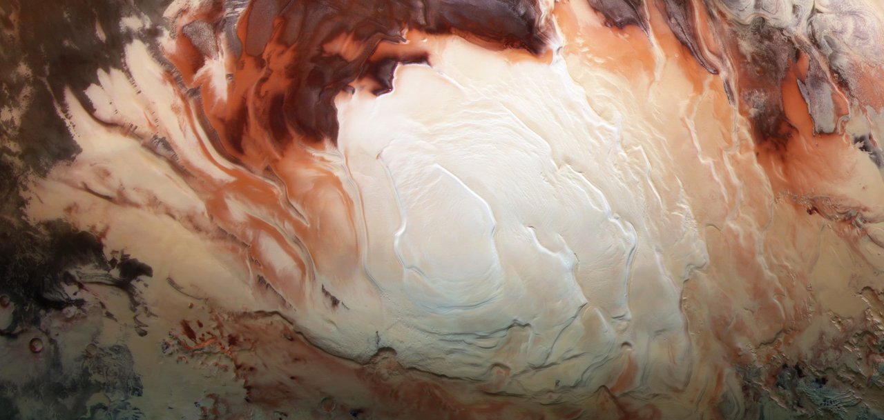 Glaciers on Mars Antarctica (Picture = ESA/DLR/FU Berlin/Bill Dunford)